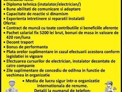 Electrician/instalator
